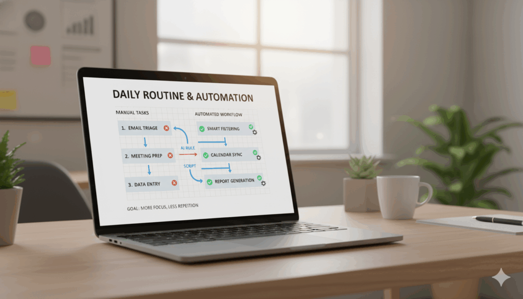 반복 업무의 패턴을 시각화한 업무 루틴 맵